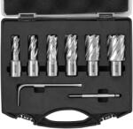Vevor 6 db-os magfúró készlet 1, 27-2, 7 cm, mélység 2, 5 cm, HSS M2AL