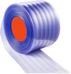 Vevor Áttetsző, bordázott PVC léces függöny tekercsben 30, 8 m × 30, 5 cm