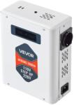 VEVOR Feszültségváltó 110→220v 2000va, 2× aljzat, USB, LCD, hővédelem