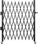 Vevor Összecsukható acél kapu 131, 00 × 187, 96 cm, harmonika alakú, zárral