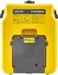 Vevor Hordozható vészjelző állomás 53 l/14 gallon, falra szerelhető, 2 fúvókával, sárga