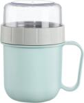 Xavax Купа за зърнени храни Xavax To Go, 2 отделения, 500 + 200 ml, пастелно синьо/сиво (HAMA-181582) - itmode