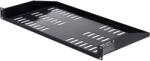 VEVOR 1U szerver rack polc, szellőző, teherbírás 22, 68 kg, 254 mm