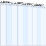 Vevor PVC szalagfüggöny 2, 1 m × 0, 9 m × 2 mm, 6 db fagyasztókamrákba és raktárakba