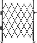 Vevor Összecsukható, kihúzható acél harmonika kapu 94×122 cm zárral