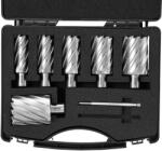 VEVOR 6 darabos lyukfűrész készlet, szár-Ø 2, 5 cm-5 cm, mélység 5 cm, 2 csap, tok