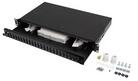 Lanberg Cutie de distributie fibra optica Lanberg 24xSC Duplex / 24xLC Quad RACK 19" 1U Negru + accesorii (FOP1-24SD-LQB)