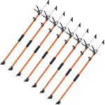 Vevor Teleszkópos tartórúd 8 db, 116-290 cm acél, teherbírás 70 kg