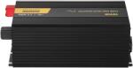 VEVOR Inverter 24V→230V 3000 W tiszta szinusz hullám USB, LCD és EU csatlakozókkal