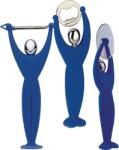 Casa Bugatti Set cadou Gym cu peeler, deschizător și tăietor de pizza, albastru, 3 piese (32-7089/AC2U)