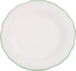 Zafferano Farfurie de desert Asolo 21 cm, alb-verde (AS01213)