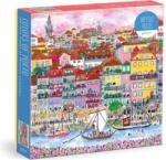 Galison Puzzle pătrat Culorile Porta 500 piese Puzzle