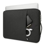 iUni Geanta Laptop 13"-14" iUni, Material Textil Impermeabil, Anti-zgarieturi, Anti-socuri, Buzunar extern, Negru (561054) Geanta, rucsac laptop