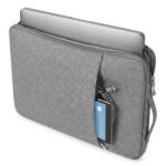 iUni Geanta Laptop 15"-16" iUni, Material Textil Impermeabil, Anti-zgarieturi, Anti-socuri, Buzunar extern, Gri (561092) Geanta, rucsac laptop