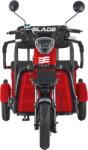 Blade Triciclu electric persoane BLADE TRIP X2 Rosu-Negru, 2000W, 2 locuri, autonomie pana la 70 km, CIV inclus (BLD320P3SRN)