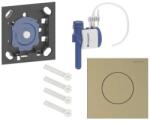 Geberit - Control pneumatic al spălării pisoarului tip 40, easy to clean, alamă periată 116.014. QF. 1 (116.014.QF.1)