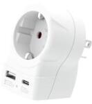 SKROSS utazó adapter, "Europe to USA", USB-C + USB-A (1.500284-E) (1.500284-E)