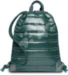 Jeune Premier Sac școlar pentru trening și încălțăminte City Bag Puffer Green Jeune Premier design ergonomic de lux 40*36 cm (JPCI026275)