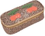Jeune Premier Penar școlar Pencil Box Leopard Cherry Jeune Premier design ergonomic de lux 22*7 cm (JPPB023184) Penar