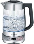 Severin Fierbator Severin Glass Tea/Kettle Deluxe WK 3480 (stainless steel/transparent, 1.7 liters) (3480) Fierbator