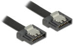 Delock Кабел Delock SATA FLEXI 6 Gb/s, 10 см, черен метал