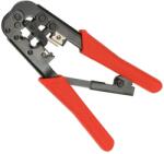HQ Cleste sertizare HQ, pentru RJ45, RJ11, RJ12, dezizolare, autoblocare, HT-546 (HT-546) Cleste