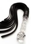 ToyJoy Glass Worxx Crystal Leather Whip