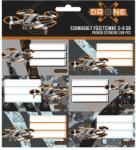 Ars Una Етикет за тетрадка ARS UNA, комплект от 18 броя, Drone X 53835383 (53835383)