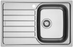 Franke Chiuveta bucatarie inox Franke Spark 78x50 cm cu 1 cuva cu picurator stanga finisaj texturat (101.0716.655) Chiuveta