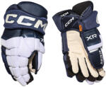 CCM Mănuși de hochei Tacks XR PRO White/Navy Senior 13″