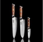 Gudaro Gudaro-SZETT Séfkés FENG+Santoku konyhakés+ damaszkuszi acél konyhakés GU0001+GU0002+GU0003 (GU0001C)