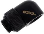 Alphacool Adaptor rotativ Alphacool Eiszapfen 90 grade - de la filet exterior G1/4 la filet interior G1/4 - Black, 17248