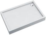 Schedpol Medium White Stone téglalap alakú zuhanytálca 120x90 cm fehér 3.4747/B/ST (34747BST)