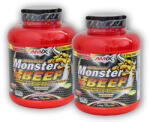 Amix Nutrition 2x Anabolic Monster BEEF 90% proteină 2200g - banană cu căpșuni