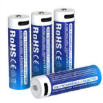 XTAR AA 3000mAh 1, 5V Li-Ion akku beépített USB-C töltővel (nem bontható) (AB001139)