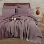 CLASY® Home Set lenjerie de pat cu patura 7 piese Clasy Eveya v3, Mov