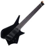 Hils Guitars HZ8 NEXT Black Chitară Headless