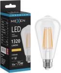 Mexen Vintis, LED izzószálas izzó E27, ST64, 10 W, meleg fehér 2200K, átlátszó, L152-E27-1022-00 (L152-E27-1022-00)