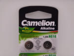 Camelion AG10, baterie ceas 1.5V alcalina, LR1130, LR54, 189, SR1130W, GP89A, 389 blister 10 Baterii de unica folosinta