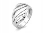 Lovrin Ezüst gyűrű áttört gyémánt 925 elegáns 13 mm r16 (66106548)