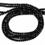  Margele Spinel Negru Cub Fatetat 3x3mm pentru Bijuterii Handmade Elegante