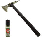 Depox Set topor si spray propulsie jet DEPOX®, otel inoxidabil, verde, 40 cm/60 ml, negru (1466)