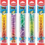 Maped Vonalzó 20cm, műanyag, törhetetlen, Maped Twist'n Flex Decor Animals, többféle színben (MAP-IMA279219) - mesescuccok