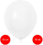 Vivalloons Lufi latex 30 cm, fehér, 50 db/cs (Vivalloons)