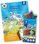 STAEDTLER Noris színes ceruza készlet + kifestőfüzet, 12 szín (COR_2026_)