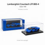 KINSMART Macheta Lamborghini Countach LPI 800-4 Albastru 1: 64 Kinsmart Hypercar League Collection cu vitrina plexiglas (2910)