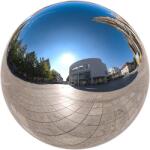 brokatove Ezüst Tükörgömb 1, 5m Pvc Professzionális Tükörgömb (Kula Lustrzana Mirror Ball Srebrny 1,5m)