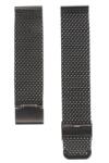  Curea de ceas din metal, 22 mm x 18 cm, negru - 300X22NEGRU - ellegant