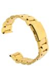 Nagata Curea de ceas din metal, 24 mm x 17 cm, auriu - ellegant