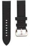 Peyton Rous Curea de ceas din piele, 22 mm x 22 cm, negru - ellegant